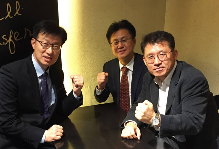 금융 보안 담당자에서 다시 현장으로 돌아온 보안전문가들. 이인건 부장, 오세천 이사, 이익준 전문위원(왼쪽부터).