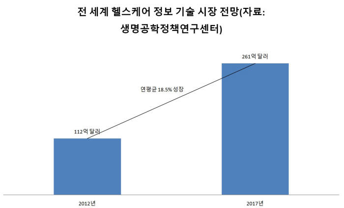 전 세계 헬스케어 정보기술 시장 전만