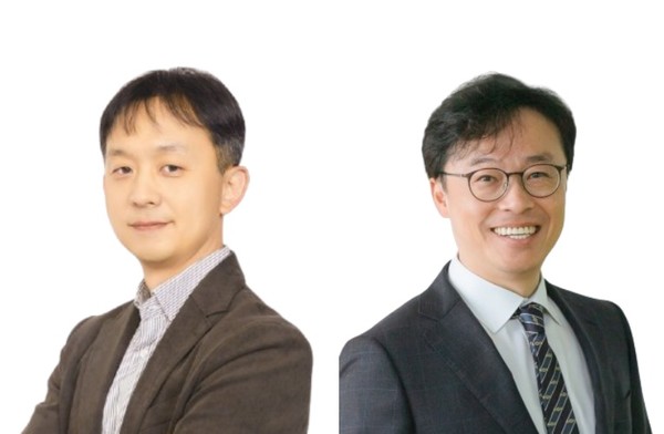 박성수 대웅제약 대표와 박수진 한올바이오파마 대표.