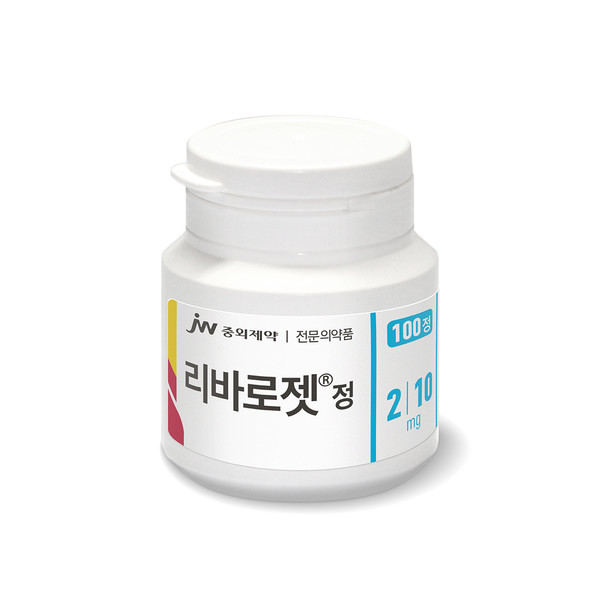 JW중외제약 리바로젯 병 포장. 사진/JW중외제약