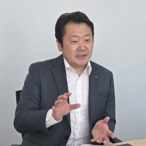 김정현 신한자산운용 ETF사업총괄본부장이 프레스나인과 인터뷰를 진행하고 있다. 사진/신한자산운용