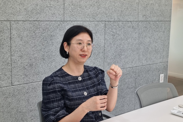 고두영 HLB제약 DDS팀장이 장기지속형 주사제 기술에 대해 설명하고 있다. 사진/HLB